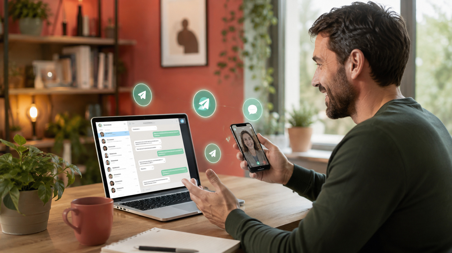 Customer communication through Telegram